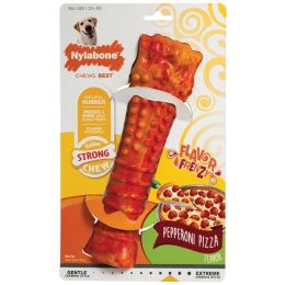 Nylabone Flavor Frenzy Strong Chew Toy Dog Toy Pepperoni Pizza; 1ea-XL-Souper 1 ct