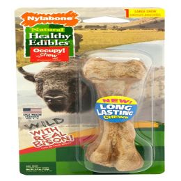 Nylabone Healthy Edibles WILD Natural Long Lasting Bison Flavor Dog Chew Treats Antler; 1ea-Large-Giant 1 ct