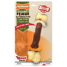 Nylabone Femur Bone Rawhide Alternative Power Chew Durable Dog Toy Femur; Rawhide; 1ea-Large-Giant 1 ct