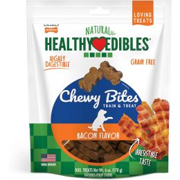 Nylabone Healthy Edibles Chewy Bites Dog Training Treats Bacon; 1ea-6 oz