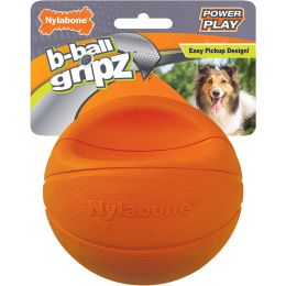 Nylabone Power Play Dog Basketball BBall Gripz Basketball; 1ea-Medium 1 ct