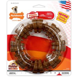 Nylabone Power Chew Textured Dog Chew Ring Toy Ring; Flavor Medley; 1ea-SMall-Regular 1 ct