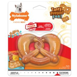 Nylabone Power Chew Pretzel Dog Chew Toy Pretzel Bone; Bacon Peanut Butter; 1ea-SMall-Regular 1 ct