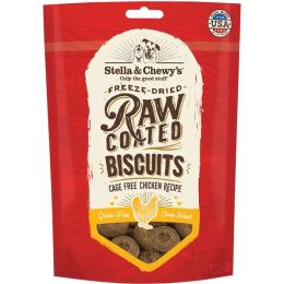 Stella and Chewys Dog Raw Coated Biscuits Chicken 9Oz