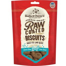 Stella and Chewys Dog Raw Coated Biscuits Lamb 9Oz